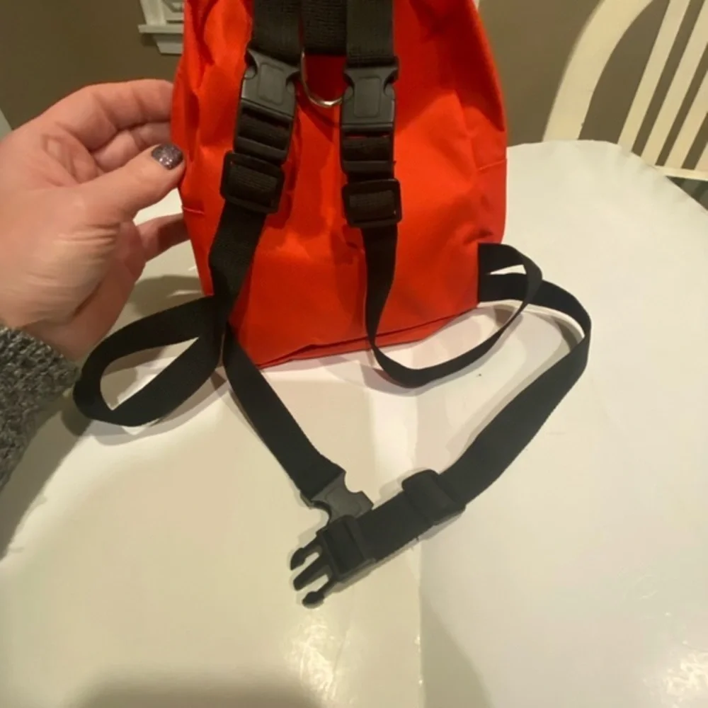 PAW NYC RED DOGGIE BACKPACK WITH PANDAS NEW WITH TAGS